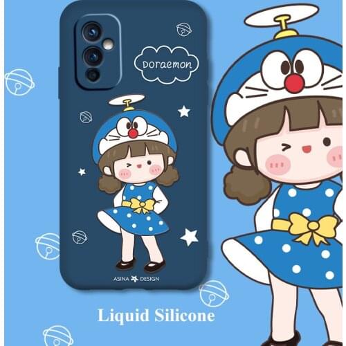 ASINA Cute Cartoon Case For Oneplus 9 8t 8 Pro Liquid Silicone Couple Cases For Oneplus 7 7T Pro Nord Cover Funda Anime Girl