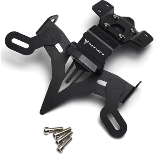 For Yamaha MT 07 FZ 07 MT07 FZ07 2013-2019 Motorcycle Rear License Plate Holder Bracket Bracket Tail Tidy Fender Eliminator