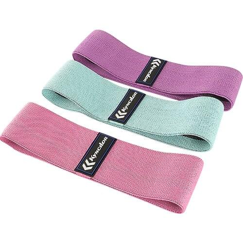 Yoga Exercise Elastic Bands Unisex Nonslip Stretchable Fitness Yoga Hip Belt for Buttock Bridge Deep Squat 80lbs/100lbs/120lbs