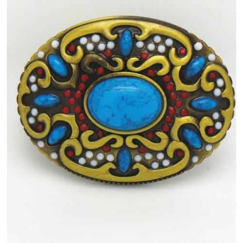 Western cowboy belt buckle DIY manual leather belt buckle for both men and women big buckle is suitable for 4.0 belt