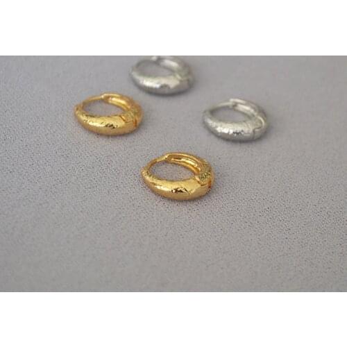 Korean fashion simple retro tin foil small fashion temperament ear earrings accessories women