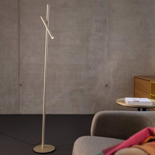 Minimalist light luxury creative line floor lamp Nordic designer hotel study sofa living room personality art homestay