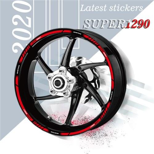 New 20 Pcs Motorcycle Wheel Sticker Waterproof reflectives Rim Sticker decorative decal FOR KTM SUPER1290 AOVENTORE