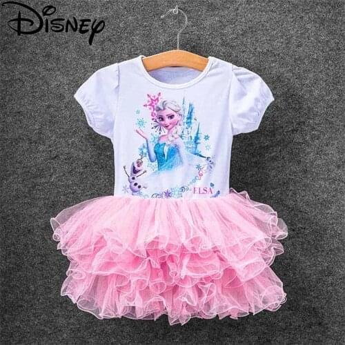 Disney Frozen dress nova Princess Anna Elsa Girl Baby Elsa Costume Kids Princess Vestidos Infantis carnival costume rapunzel