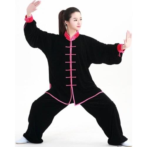 New Fall and winter Kung Fu Uniforms long Sleeves Tai Chi Suit Martial Arts Clothing Wingchun Taiji Wear Wu Shu Performance Suit