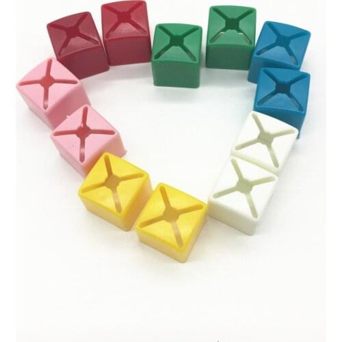 Plastic Size Markers for Hangers Square Clothes Hanger Tags White Size Cubes Disparity Between Sizes