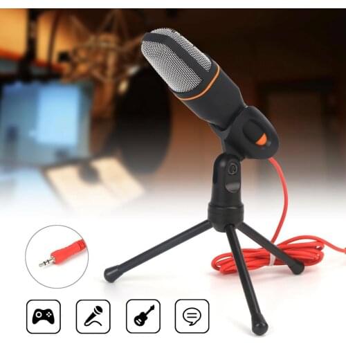 Professional PC Condenser Microphone Vocals Recording Studio Microphone for YouTube Video Skype Chatting Game Podcasting