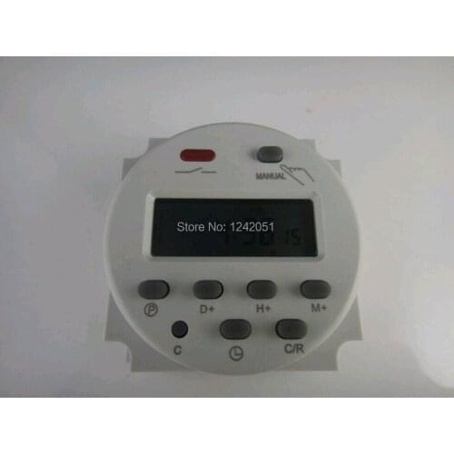 Free shipping AC 220V Digital LCD Power Programmable Timer Time Switch Relay 16A GOOD