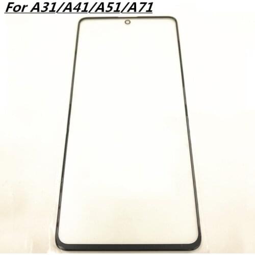 For Samsung Galaxy A31 A315 A41 A415 A51 A515 A71 A715 Touch Screen Front Glass Panel LCD Outer Display Lens Front Glass