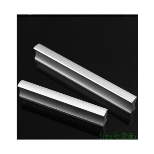 Modern Aluminum Alloy Furniture Hardware Handles Kitchen Cabinets Pull Knobs Drawer Wardrobe Bathroom Cupboard Door Accessories