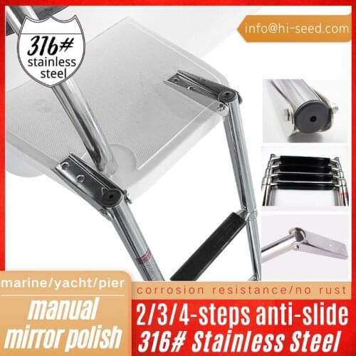 Boat deck telescopic ladders