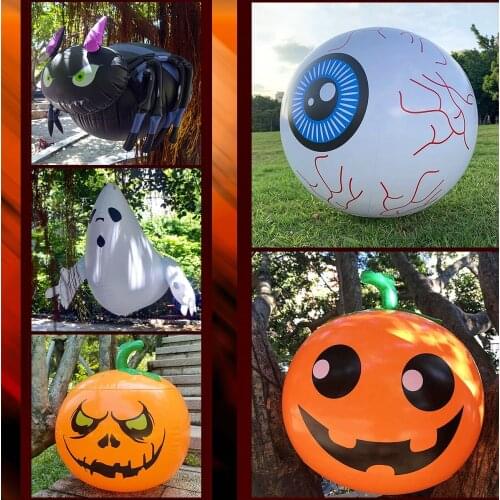 Halloween Decoration Bar Haunted House Shopping Mall Large Thick Inflatable Pumpkin Spider Ghost Hanging Happy Halloween Party