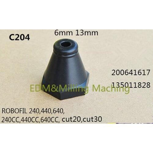 Wire EDM Machine Water Nozzle C204 200641617 6mm 135005189 13mm For CNC CHARMIL 440CC 240CC 640CC ROBOFIL 240 440 640 Service