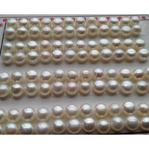 100% natural freshwater pearls, half hole matching pearl, 5.5-6mm extremely strong light, white, pink, purple Three color choose