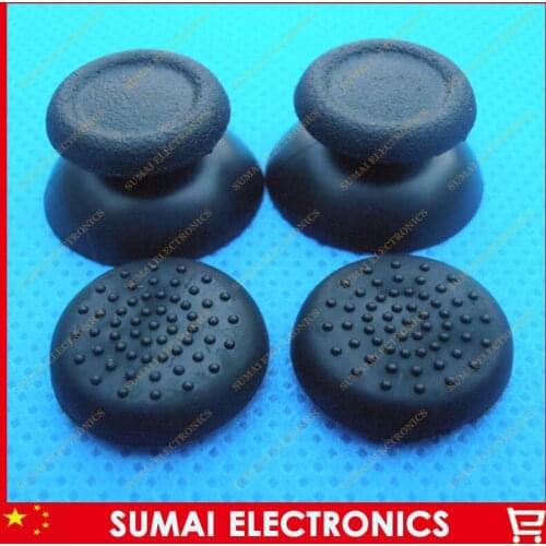 20 Set Black For Sony PS4 controller analogue thumb sticks thumb grip mushroom stick cap&Silicone Thumb Stick Grips Cap Cover
