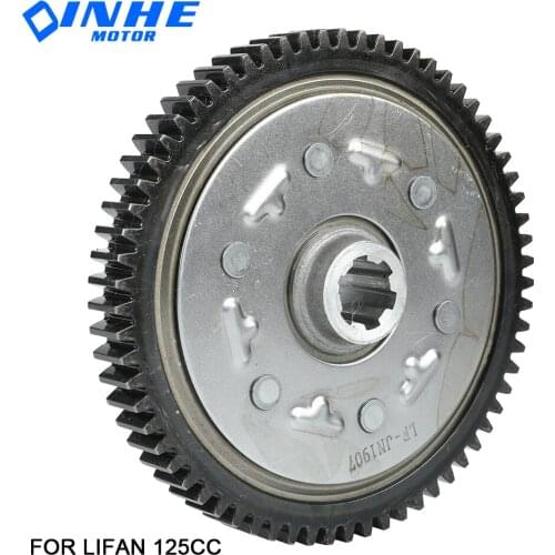 67 tooths Motorcycle Manual Clutch Primary Gear For lifan125cc LF125cc Kick Starter Horizontal Engines Dirt Pit Bike