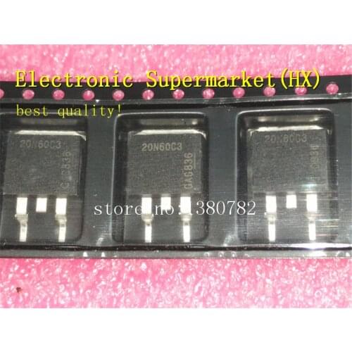 Free Shipping 50pcs/lots SPB20N60C3 20N60C3 TO-263 New original IC In stock