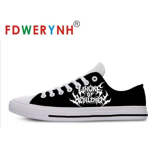 Bethlehem Band Most Influential Metal Bands of All Time 3D Pattern Logo Men Shoes Mens Low-top Casual Shoes