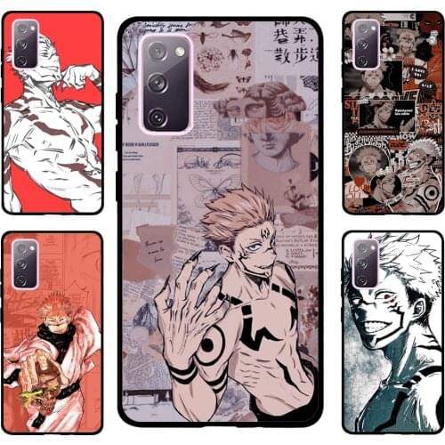 Jujutsu Kaisen Ryomen Sukuna Anime For Samsung S21 Ultra Note 20 Note 9 10 Case For Galaxy S10 S8 S9 Plus S10e S20 FE Coque