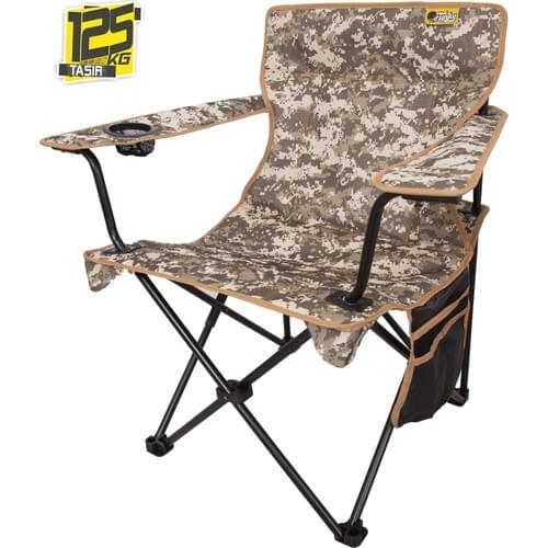 Funky Chaırs V2 Digital Camouflage Luxury Camping Chair