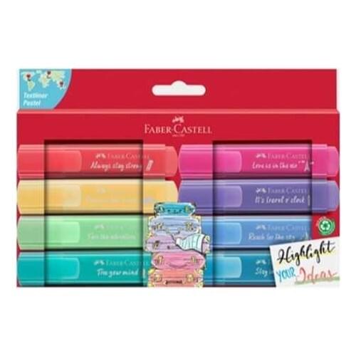 Faber-Castell Highlighter K 46 Pastel R, 8x Card 2021