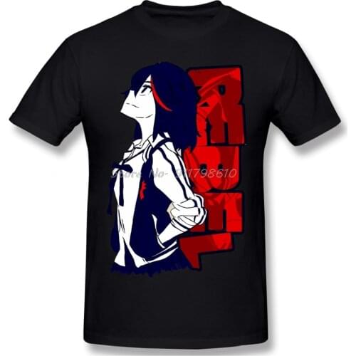 Kill La Kill - Rebel Ryuko T Shirt White Gintama Printed Tshirt Summer Large TShirt Anime Men Tee Streetwear Harajuku