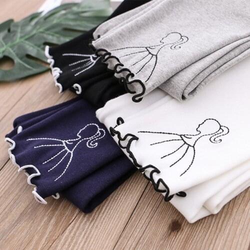 2020 Spring Autumn Girls Leggings Skinny Casual Cotton Elastic Pants Legging New Fashion Slim Girls Kids Children Trousers W320