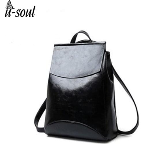 Fashion womens backpack high quality PU leather youth backpack girl school bag shoulder bag multifunction A11277