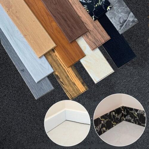 Border Wall Sticker 3D Foam Waist Skirting Line Baseboard Edge Strip Sticker Waterproof Floor Corner Line Decoration