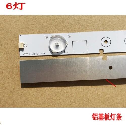 10Pieces/lot 32inch 6-Lamp refitted LED lamp bar Universal Hisense LCD TV LED backlight substrate lamp bar 6V 6lamp 57CM