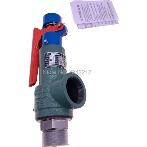 Free shipping 2pcs/lot A28H-16 DN15/ DN20/ DN25 steam spring safety valve 0.7-1.1MPA