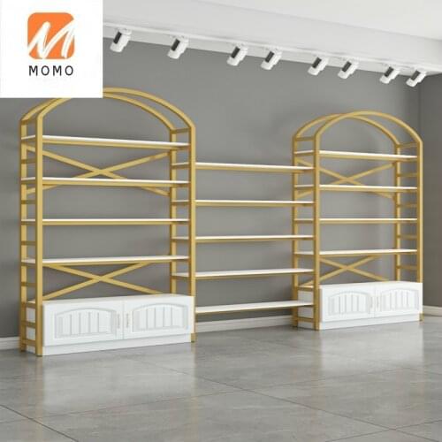 Shelf Display Cabinet Home Use and Commercial Use Container Multi-Layer Multi-Functional Showcase Product Shelf Cosmetics Rack