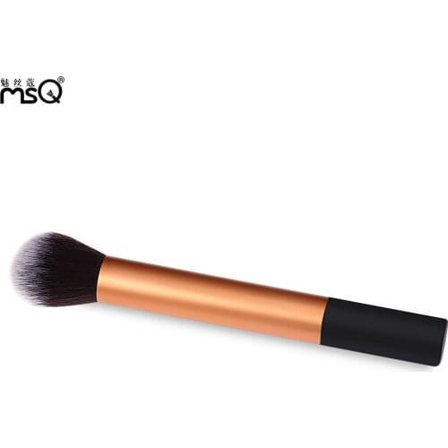 MSQ Professional Single Fiber HairLoose Powder Blusher Brush