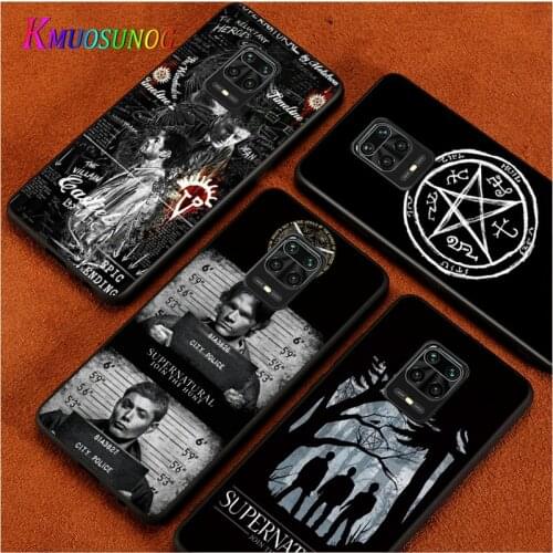 Supernatural TV For Xiaomi Redmi Note10 10S 9T 9S 9 8T 8 7 6 5A 5 4 4X Prime Pro Max Black Phone Case