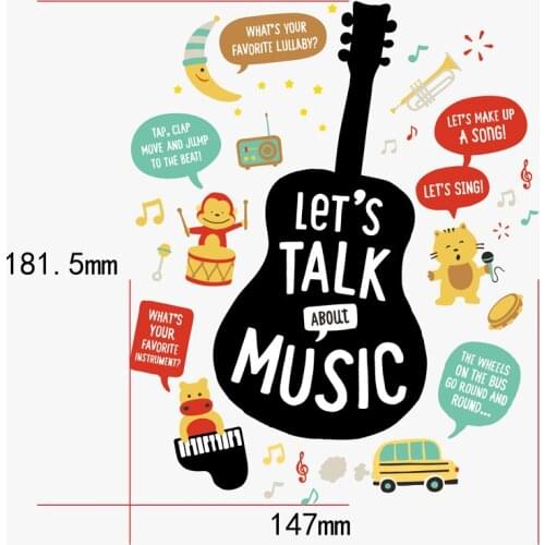 Heat transfer iron on white T shirt sports fitness clothing labels is very suitable for parent-child