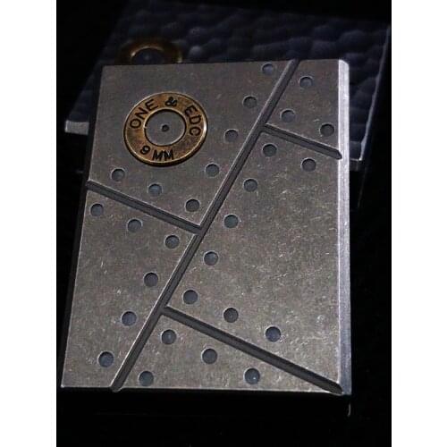 EDC Storage box outdoor titanium alloy storage box antishock pressure multifunction ultralight portable EDC tools case container