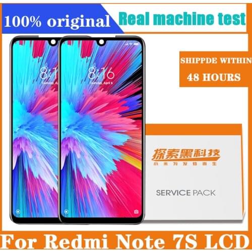 6.3”'LCD for XIAOMI Redmi Note 7S Display Touch Screen Digitizer Assembly For Xiaomi Redmi Note 7S LCD Repair Parts