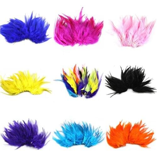 20pcs natural dyed pheasant feather for craft DIY chicken feathers jewelry making wedding decoration accessories plumes 10-15CM