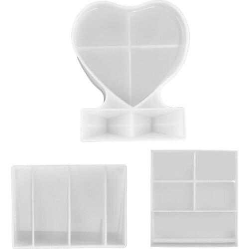 Love Heart Square Photo Frame Epoxy Mold For DIY Craft Resin Decorative Craft Jewelry Making Mold Silicone Mould-ABUX