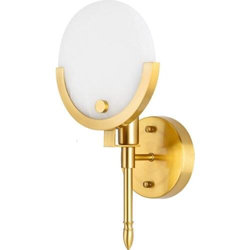 China Supplier Plated Copper Finish Iron Material Wall Sconce Copper Lighting With E12 Lamp For 120v Hotel Restaurant wandlamp