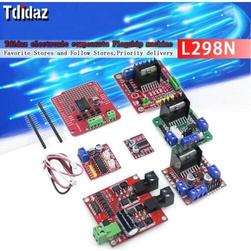 L298N driver board module L298N stepper motor smart car robot breadboard peltier High Power L298 DC Motor Driver for arduino