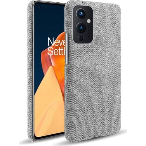 The new model is suitable for one plus 9 mobile phone shell solid color frosted cloth pattern simple protective cover
