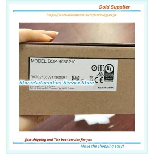New Box DOP-B03S210 , DOP-B03E211 Updated To DOP-103BQ , DOP-B03E211 Updated To DOP-103WQ Delta 4.3" HMI Touch Screen Panel