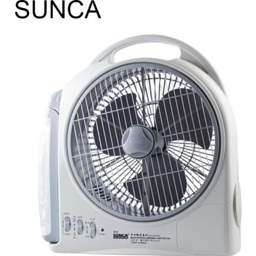 SUNCA New Design Desktop Plastic Small Fan An Electric Fan With A USB Port To Charge The Phone