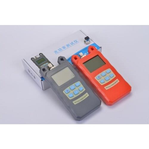Portable Adjustable Fiber Optic Optical Power Meter Cable Tester Networks -70dBm~+10dBm SC/FC Connector
