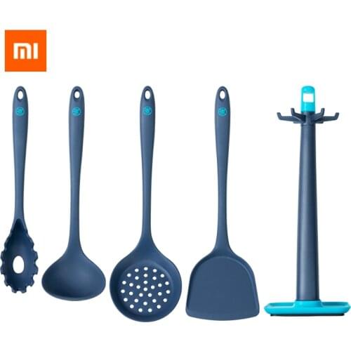 Xiaomi Zhiwuzhu Cook Silicone Spatula Soup Spoon Kitchenware Set Food Contact Silica Gel High Temperature Resistance