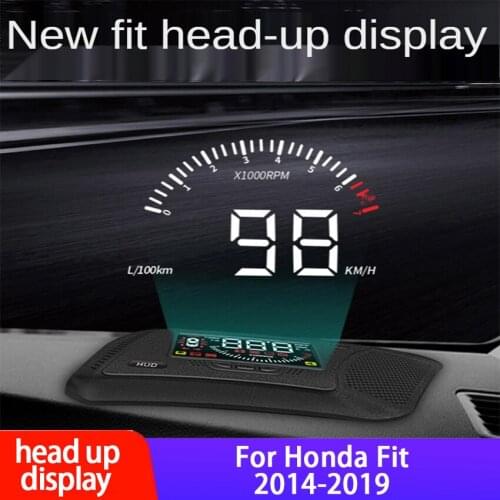 Dedicated HUD Car Electronic Head-Up Display for Honda Fit 2014-2019 Tire Pressure Monitoring Heads Up Projection Modification