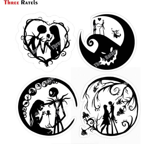 Three Ratels B438 For Nightmare Before Christmas Sally Car Stickers Motorcycle Bumper Decal Tuning Suitcase Vinyl Car Wrap