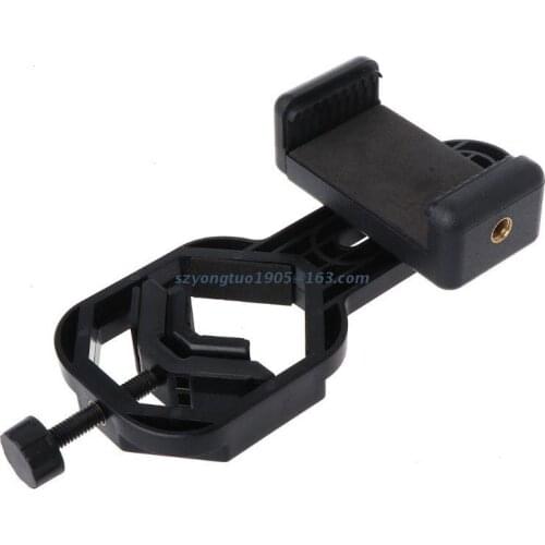 Universal Cell Phone Adapter with Spring Clamp Mount Monocular Microscope Accessories Adapt Telescope Mobile Phone Clip