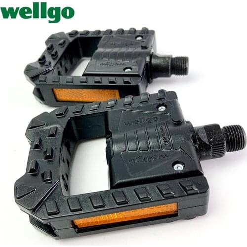 Wellgo Bicycle Pedals MTB Road Bike Al Alloy Pedal R178 With Reflector Two Washers Free Cycling Replacements Parts